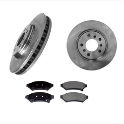 (2) Front Brake Rotors & Brake Pads for 2005 Montana Relay Uplander Terraza 3.5L