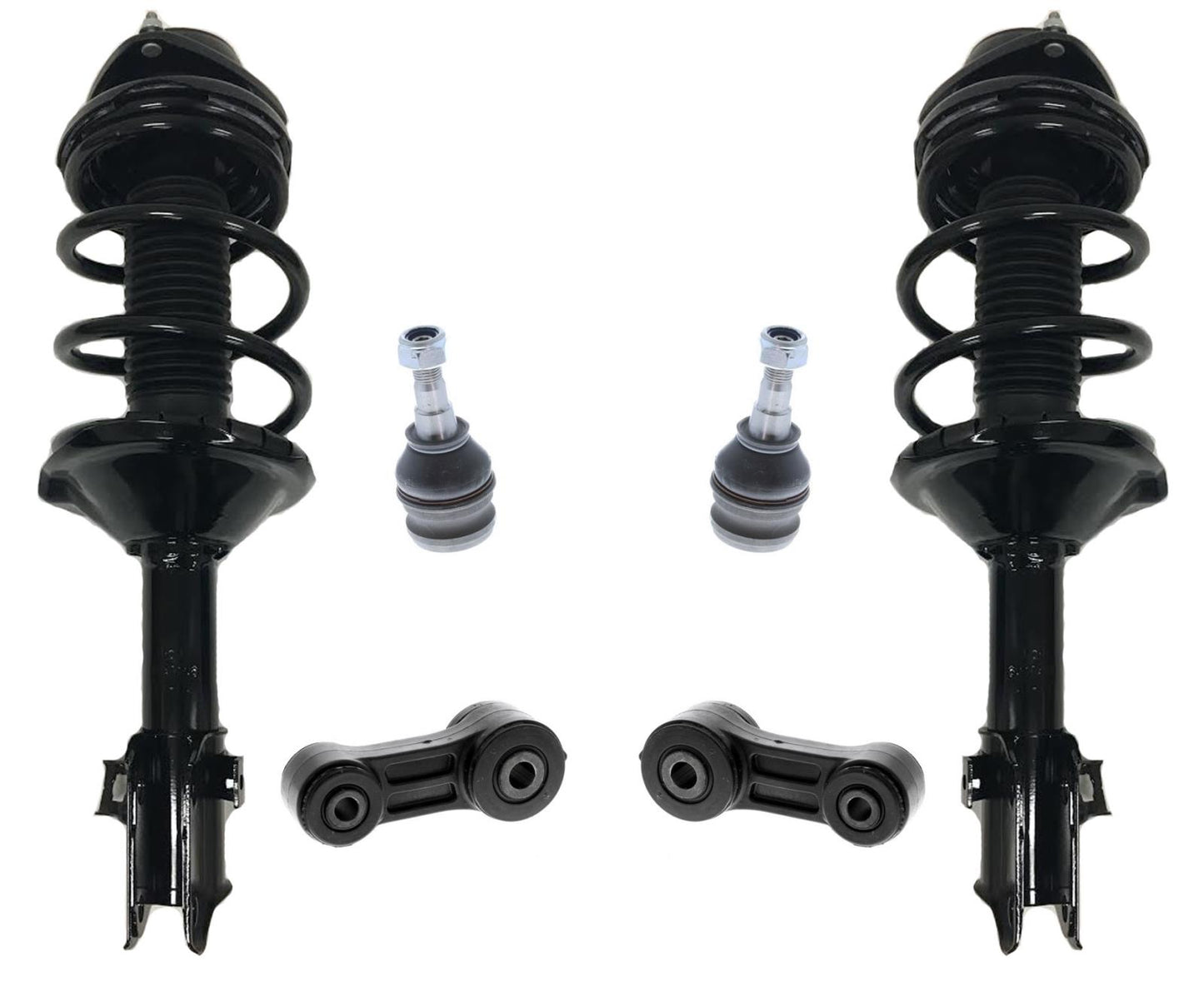 Front Coil Spring Struts for 93-01 Subaru Impreza All Wheel Drive WITH ABS 6pc