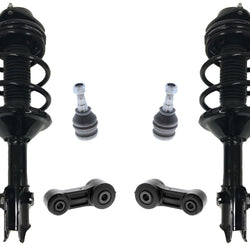 Front Coil Spring Struts for 93-01 Subaru Impreza All Wheel Drive WITH ABS 6pc