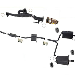 Front Y Pipe Convertor Resonator & Dual Mufflers fits Honda Accord 4Door 3.0L V6