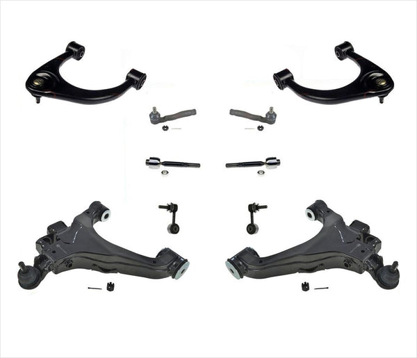 Kit de chasis de 10 piezas, brazos de control con rótulas para Tundra 07-18 Sequoia 08-18