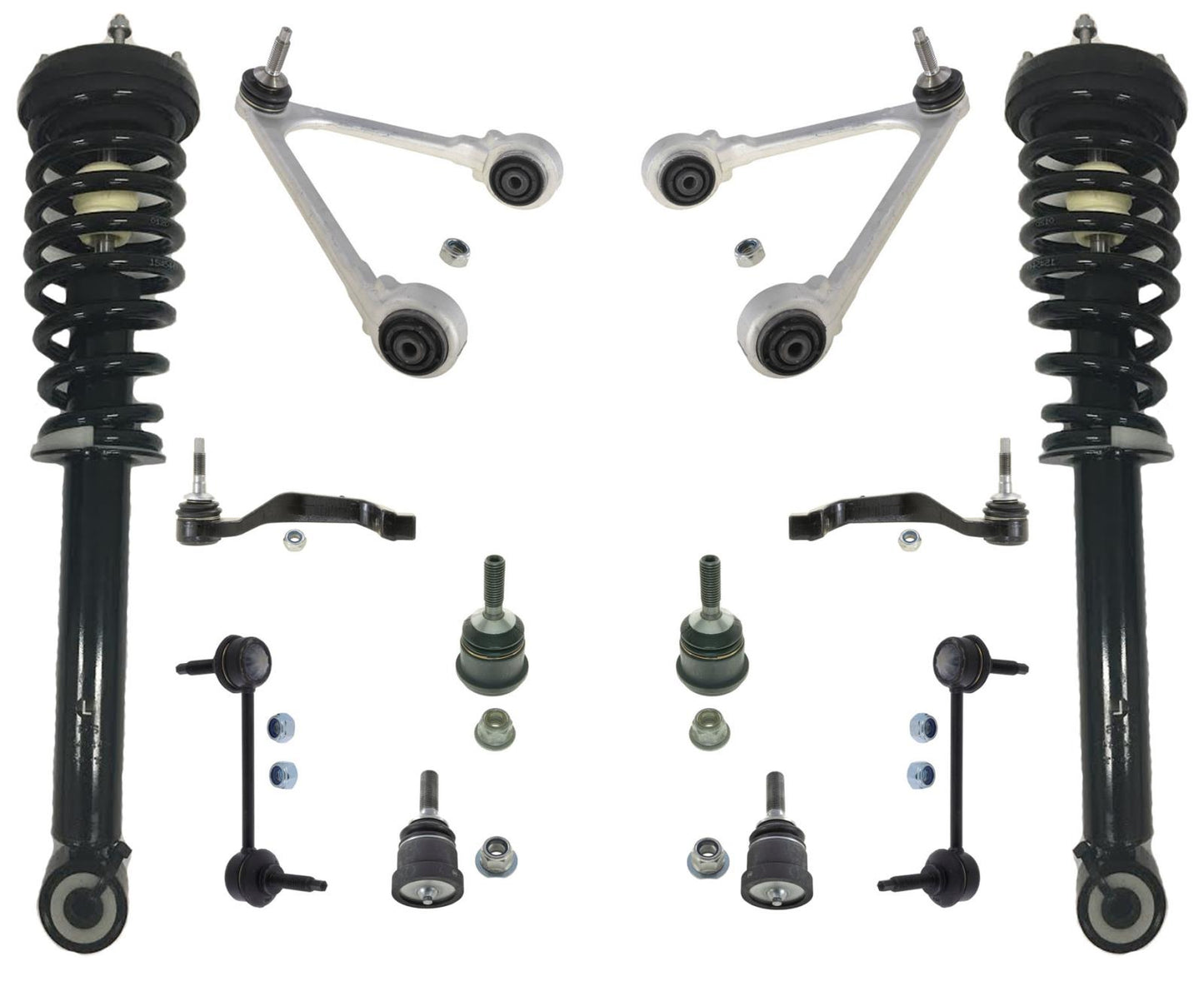 Front Complete Coil Spring Struts Fits For 02-05 Ford Thunderbird 12pc Master Kt
