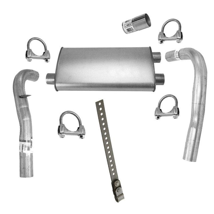 Silenciador trasero doble y tubos de escape V6 V8 para Chevrolet Camaro Pontiac Firebird 93-97