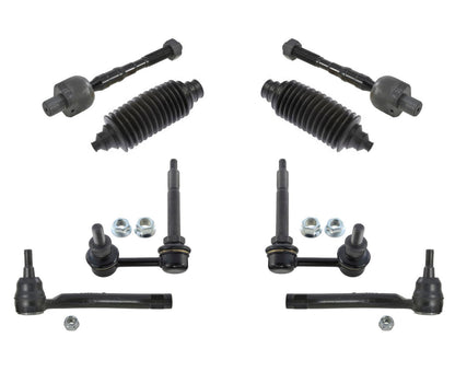 Inner Outer Tie Rods Sway Bar Links For 07-08 G35 4 Door Sedan Rear Wheel Drive