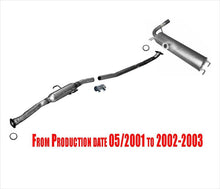 For 2001 2002 2003 Toyota Rav4 2.0L Extension Resonator Pipe and Muffler