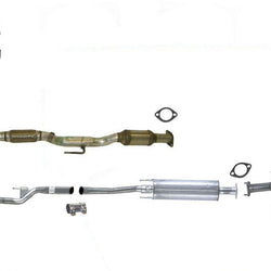 Silenciador resonador convertidores de sistema de escape compatible con Altima 08-12 2.5L 2 puertas Coupe