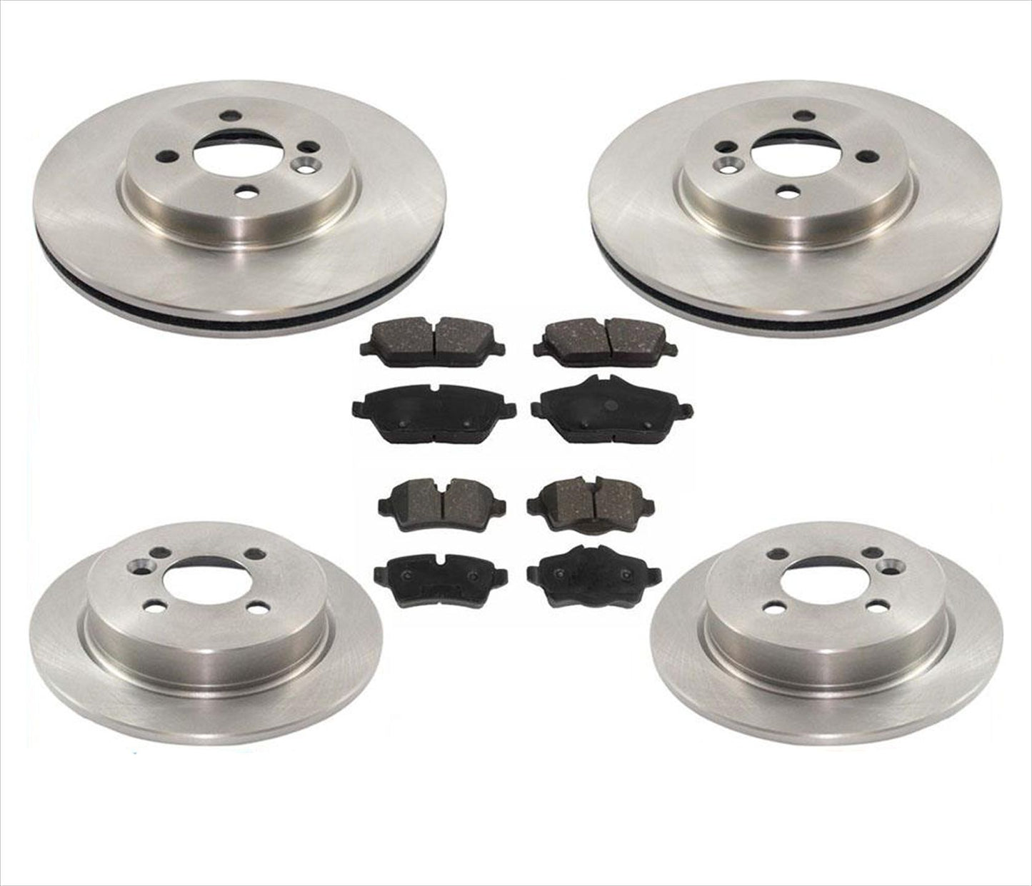 For 09-10 Clubman Base ( No S Model ) 294mm Front Brake Disc Rotors & Pads 6pc
