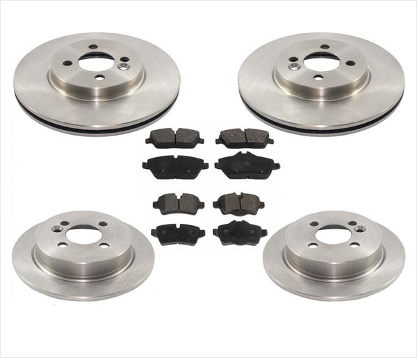 Para 09-10 Clubman Base (sin modelo S) Rotores y pastillas de disco de freno delantero de 294 mm, 6 piezas