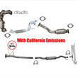 Full Exhaust System For 08-13 Rogue CALIFORNIA EMISSIONS FRONT WHEEL DRIVE