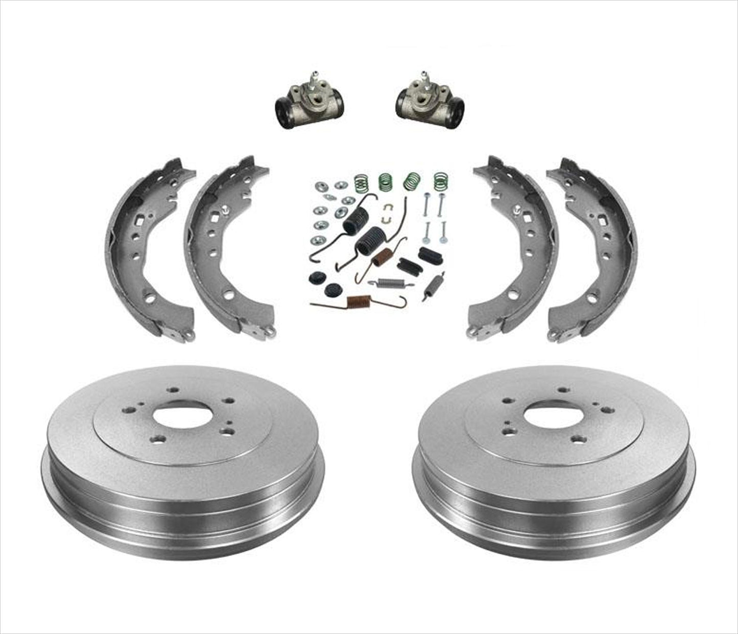 For 2008 2009 2010 2014 Scion XD Rear Brake Drums Brake Shoes Springs Cylinders