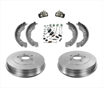 For 2008 2009 2010 2014 Scion XD Rear Brake Drums Brake Shoes Springs Cylinders