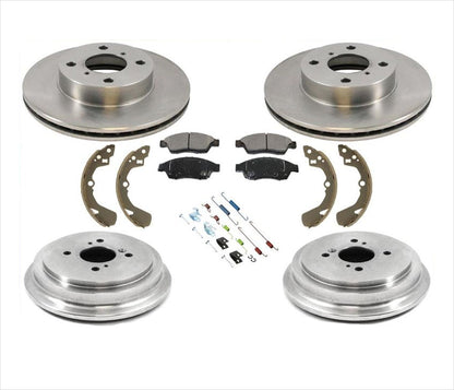 Brake Rotors & Brake Pads Drums Shoes For Suzuki Esteem 1.8L 1999 2000 2002