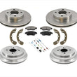 Rotores de freno y pastillas de cerámica Tambores Zapatas para Suzuki Esteem 1.8L 99-02