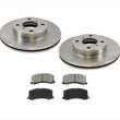 Front Brake Rotors & Ceramic Pads for Suzuki Esteem 1.8L 1999-2002