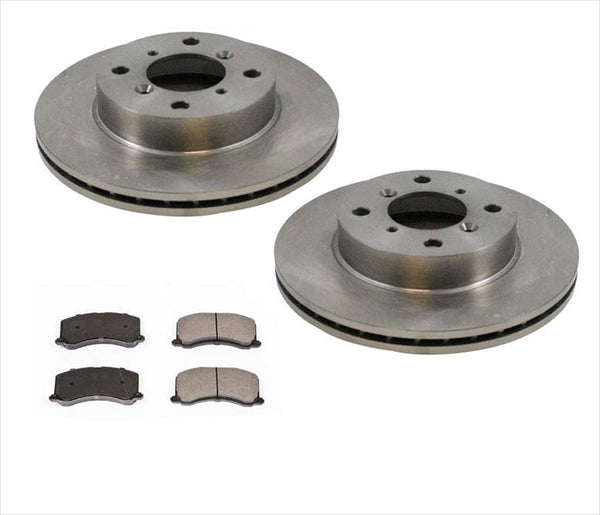 95-01 Suzuki Esteem 1.6L Engine Only Front Brake Rotors & Ceramic Pads