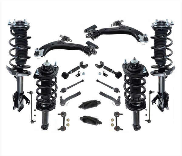 Front & Rear Struts Control Arms Tie Rods Links For CR-V All Wheel Drive 2012-14