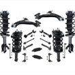 Front & Rear Struts Control Arms Tie Rods Links For CR-V Front Wheel Drive 12-14