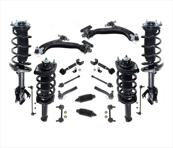 Front & Rear Struts Control Arms Tie Rods Links For CR-V Front Wheel Drive 12-14