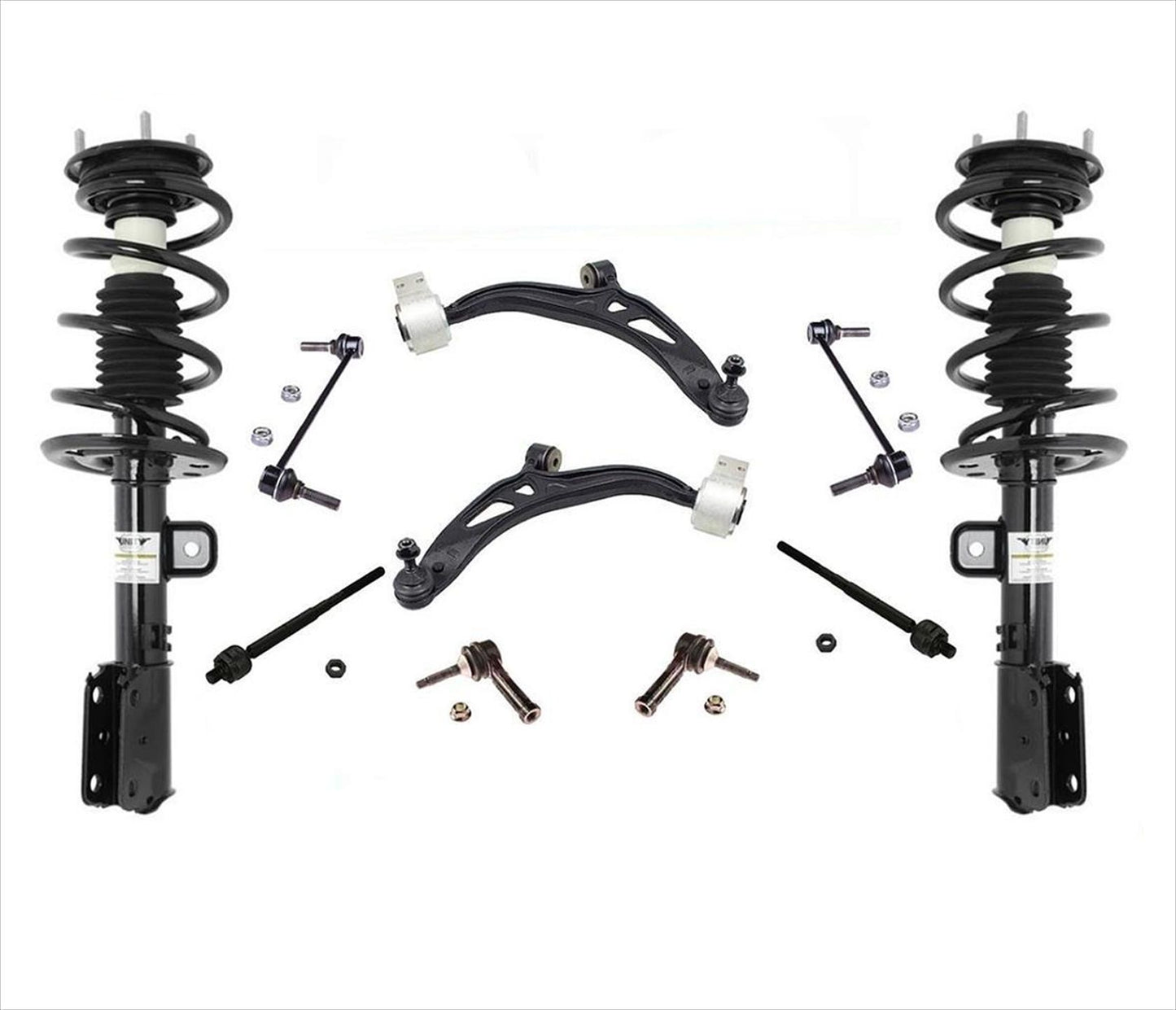 Fits for All Wheel Drive Ford Explorer 11-12 Lower Control Arms Struts 10pc Kit