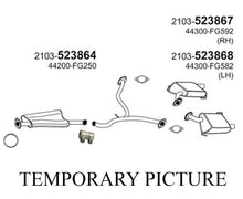 Exhaust Y Pipe with Dual Mufflers for 12-14 Subaru Impreza 2.5L Turbo WRX 4 Door