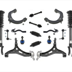 Front Struts Upper & Lower Arms BJ Tie Rods & Links Fits 2011-2015 Dodge Durango