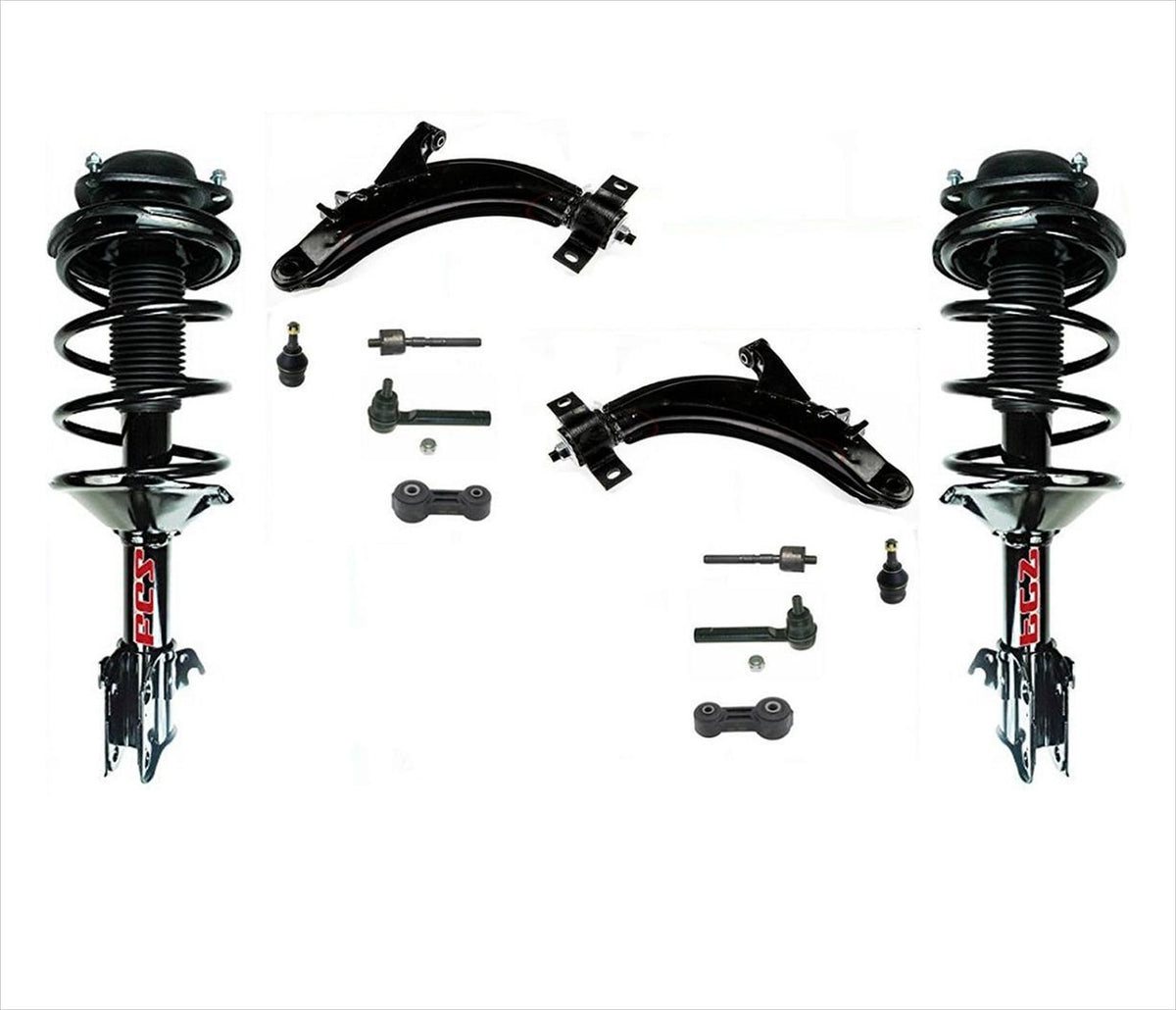 Front Complete Struts Control Arms 12 Pcs kit fits For 00-02 Subaru Legacy - Photo 1