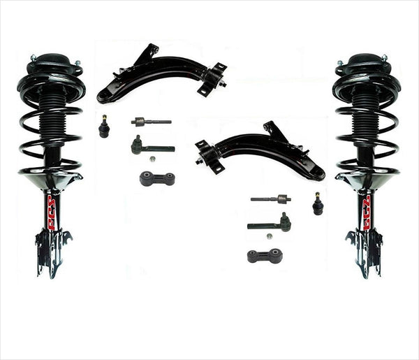 Front Complete Struts Control Arms 12 Pcs kit fits For 00-02 Subaru Legacy