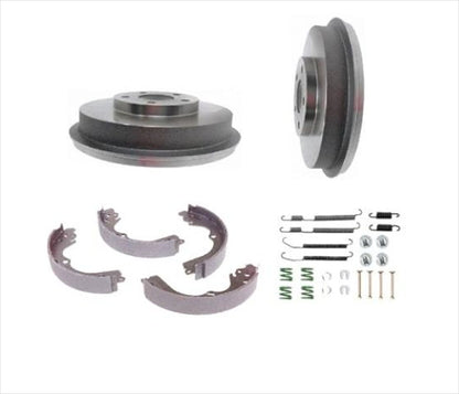 Rear Brake Drums Brake Shoes & Hardware Springs For 1995-1998 Legacy W/O ABS