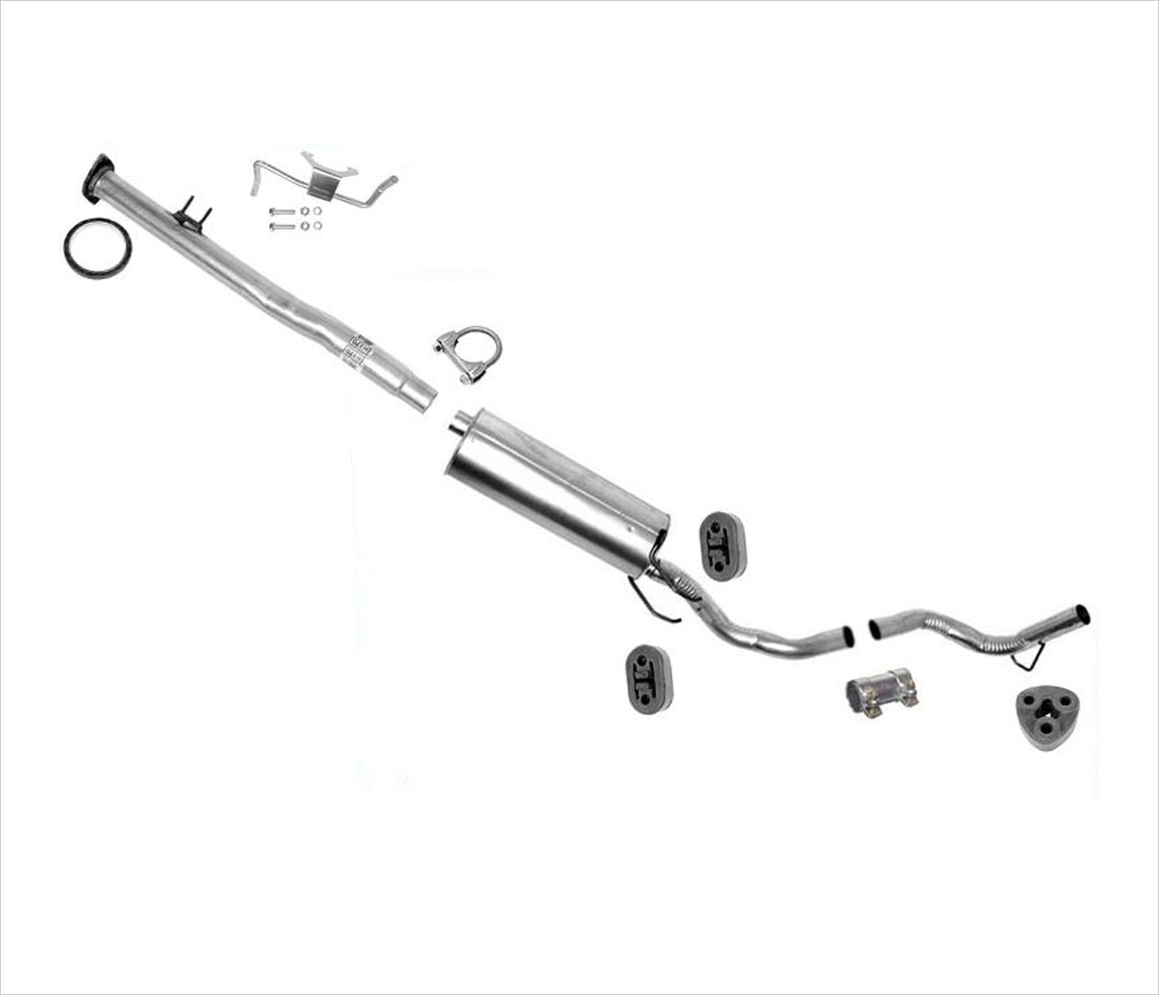 Para 96-99 Toyota Tacoma 2.7L modelo de cabina regular sistema de silenciador de tubo de escape