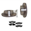For 2000-2006 Jeep Wrangler (2) Rotors Front & Ceramic Pads