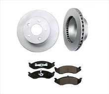 (2) Front Brake Rotors and Ceramic Pads 00-01 Cherokee 00-2006 Wrangler