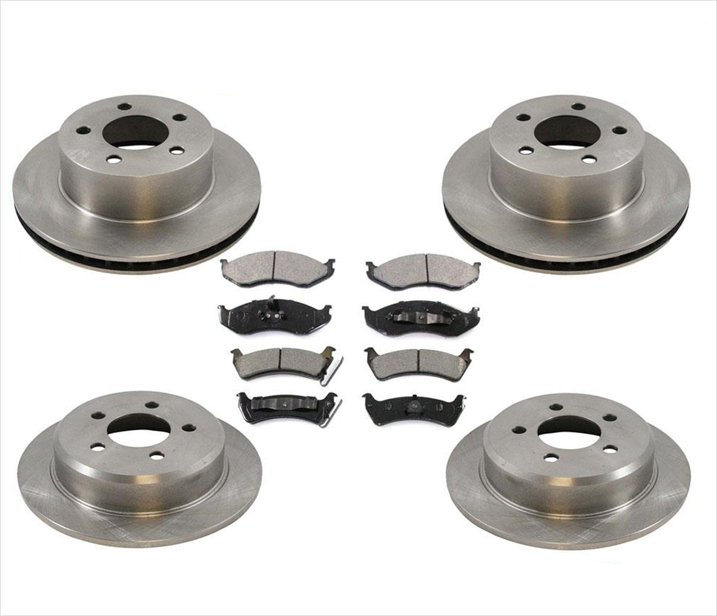 F&R Disc brake Rotors Ceramic Pads For Jeep Grand Cherokee 1993 1995 1996 1998