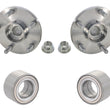 Se adapta a Toyota 01-05 RAV4 2 kits de cojinetes de cubo y cubo de rueda delantera nuevos