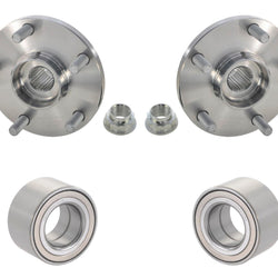 Se adapta a Toyota 01-05 RAV4 2 kits de cojinetes de cubo y cubo de rueda delantera nuevos