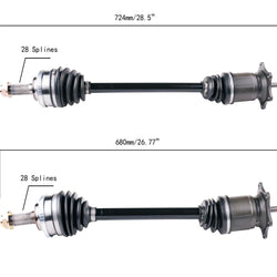 2- CV Drive Axle Shaft Fits For Honda S2000 2000-09 Rear Left & Right