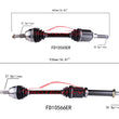 Front Left & Right CV Drive Axle Shaft Fits For 14-20 Ford Transit Connect