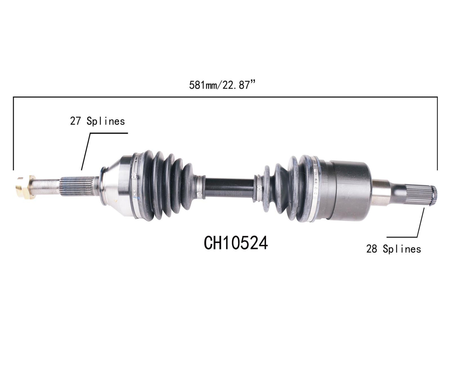 Front CV Drive Axle Shaft Assembly For 2004-12 Chevrolet Colorado 4 WHEEL DRIVE