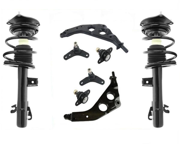 Front Complete Struts 8 Pcs Chassis Kit Fits 02-06 Mini Cooper 07-08 Convertible