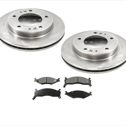 Rotores de freno de disco delantero y pastillas de freno premium para Kia Sportage 1995-1997