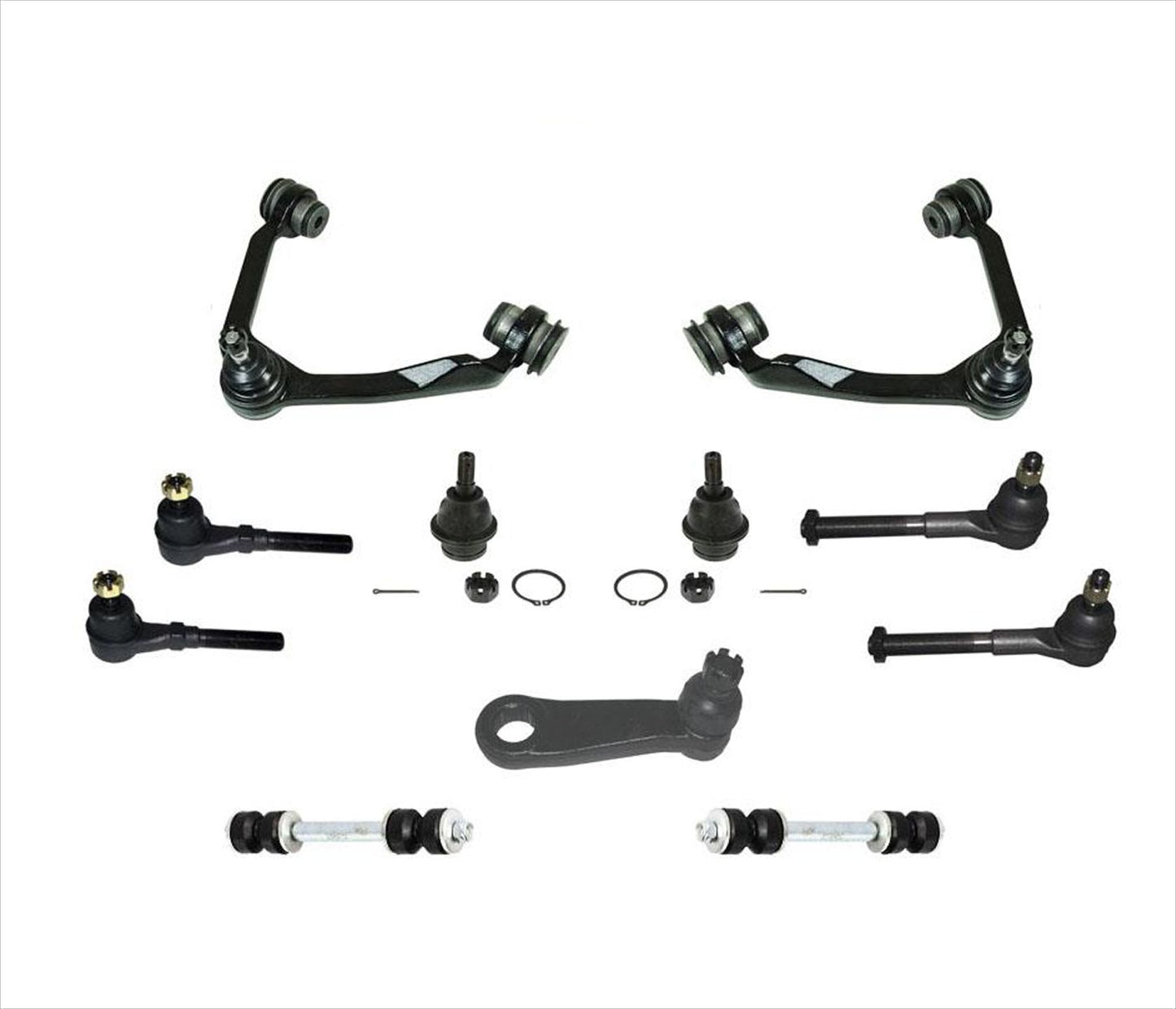 FR Suspension  Control Arms Ball Joint 97-03 4 Wheel Drive For Ford F-150 11Pc