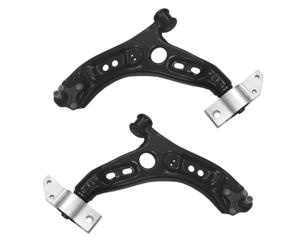 Two (2) Front Lower Stamped Steel Control Arms for 10-17 Volkswagen Tiguan