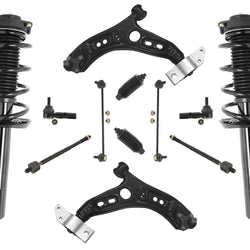 Front Complete Coil Spring Struts for 09-17 Volkswagen Tiguan 2.0L 12PC KIT