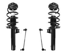 Front Complete Strut Coil Spring Assemblies for 06-13 Audi A3 Quattro 4PC KIT