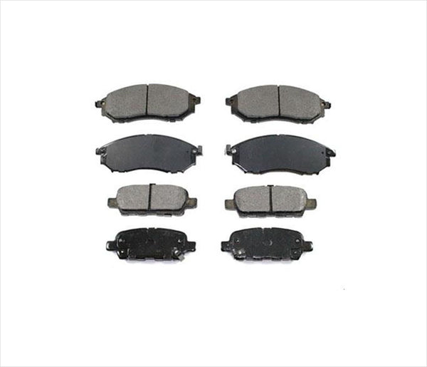 Front & Rear Ceramic Brake Pads 4Pc5 Replacement For 08-12 Infiniti EX35