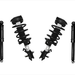 Fits 07-12 Sentra 2.0 W/ Automatic (2) Front Complete Struts & (2) Rear Shocks