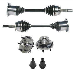 Ejes de transmisión CV, todas las juntas de bolas de cojinete de cubo de rueda delantera para Infiniti QX56 2004-07