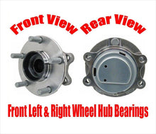 (2) Front Left Right Wheel Hub Bearings for Infiniti G37 08-13 Rear Wheel Drive