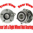 Left & Right Rear Wheel Hub Bearings fits for Subaru BRZ 13-16 Forester 09-13