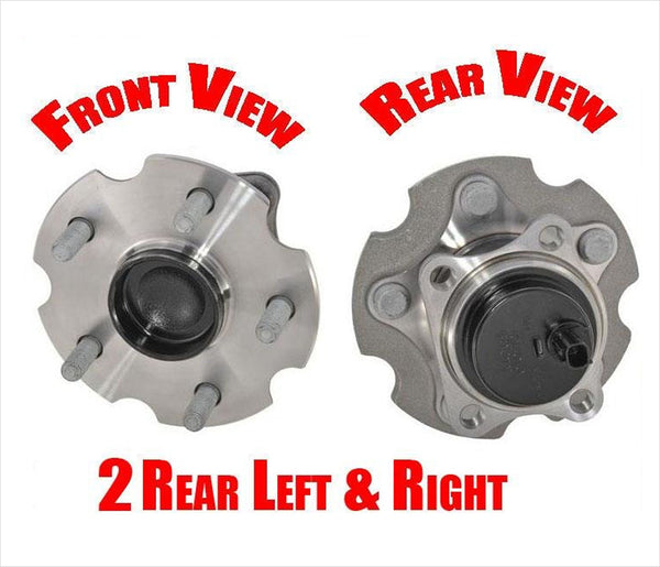 (2) Rear Hub And Bearing For 06-15 Rav4 Front Wheel Drive / 11-16 Tc