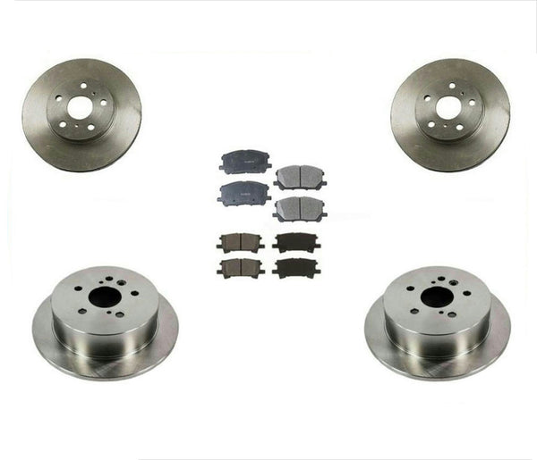 Fits For Lexus 07-09 RX350 Front & Rear Brake Rotors With Ceramic Pads 6Pc